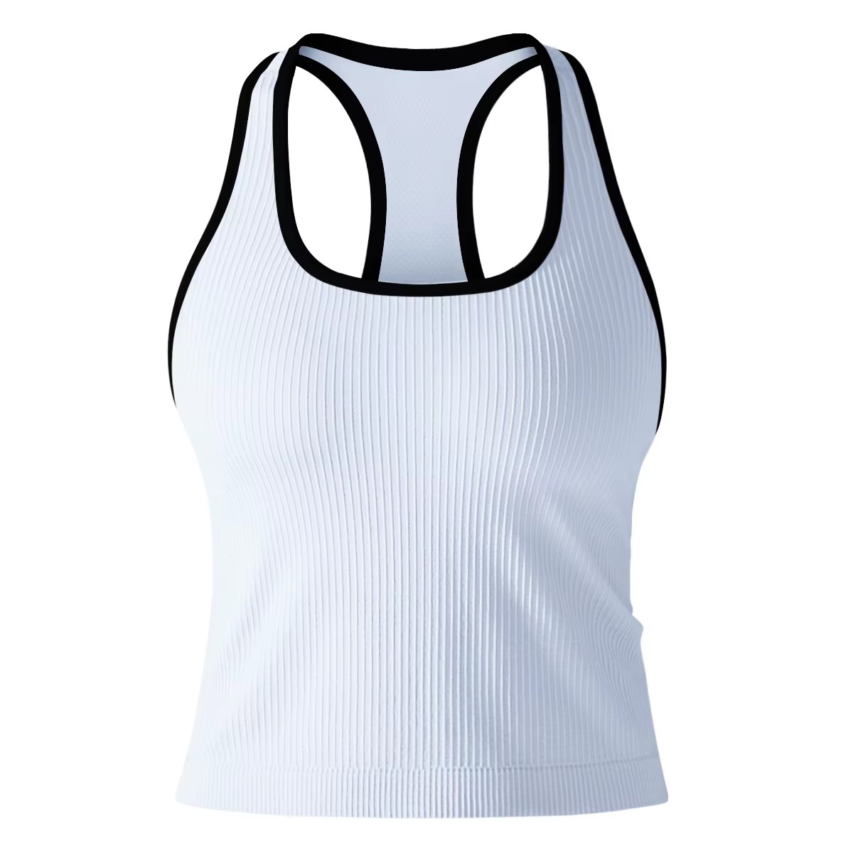 Vaela U Neck RibbedTank Top