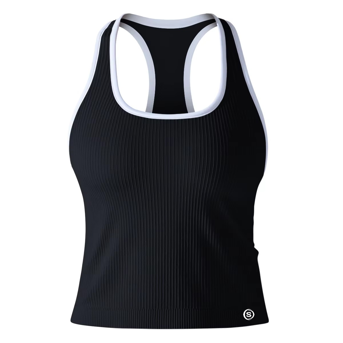 Vaela U Neck RibbedTank Top