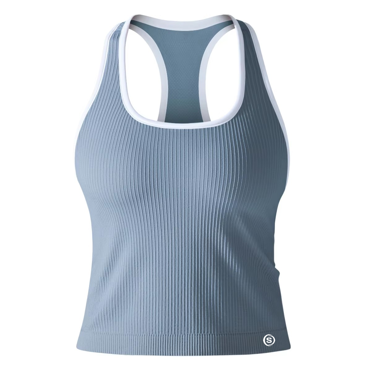 Vaela U Neck RibbedTank Top