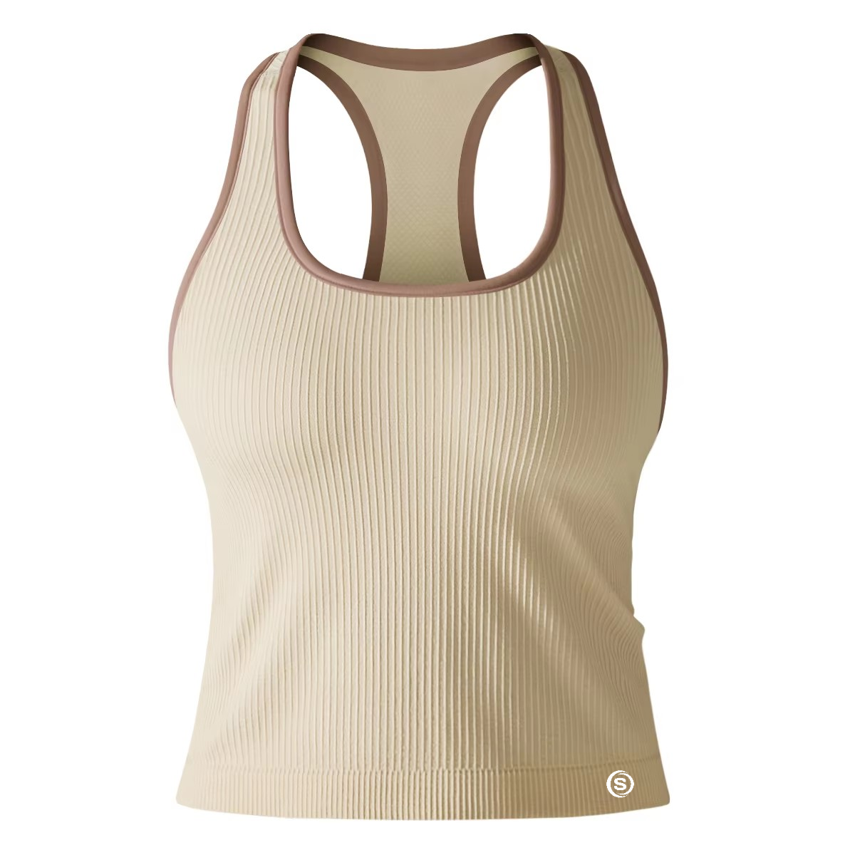 Vaela U Neck RibbedTank Top