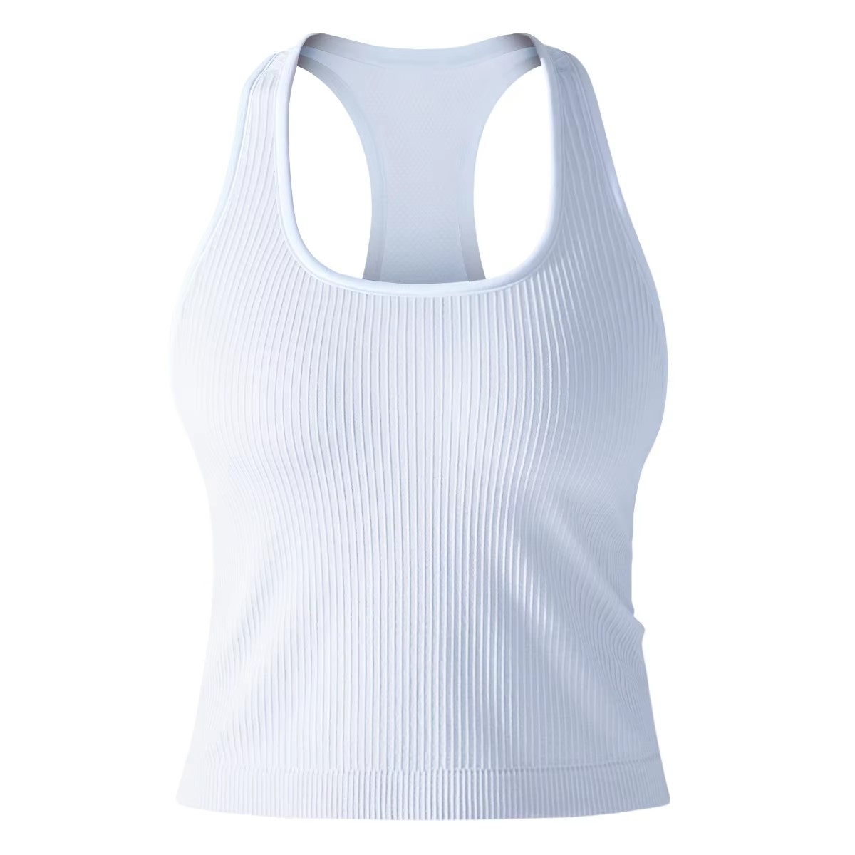 Vaela U Neck RibbedTank Top