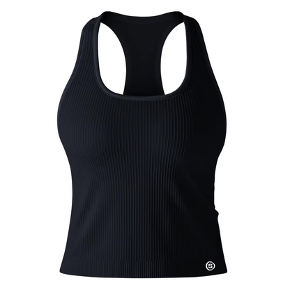 Vaela U Neck RibbedTank Top