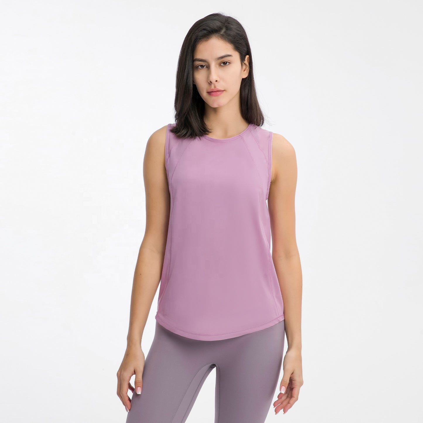 Women's Sports Vests & Yoga Tank Tops - Hollow Mesh Out Back. This super comfortable tank top is made from nylon and spandex breathable materials that are durable, quick-dry and have great stretchable abilities giving you a comfortable and flexible feel. Its suitable for jogging, yoga, gym and is comfortable for leisure wear.