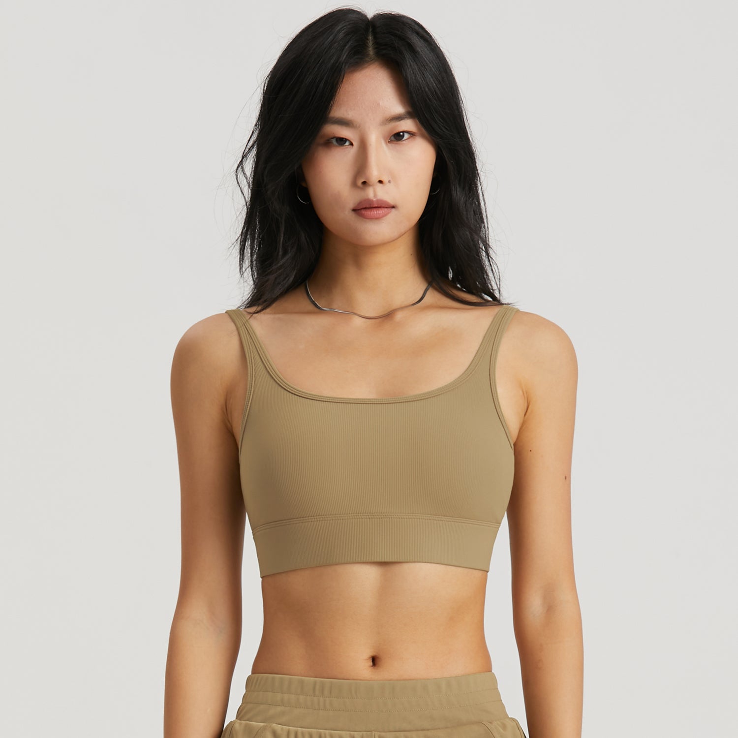 This women's supper comfortable mesh yoga shorts & super soft sports bra sets is made out of fabric that is durable, quick-dry and has great stretchable abilities giving you a comfortable and flexible feeling.  